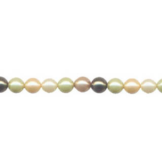 SHELL PEARL GOLD MULTI 6MM ROUND